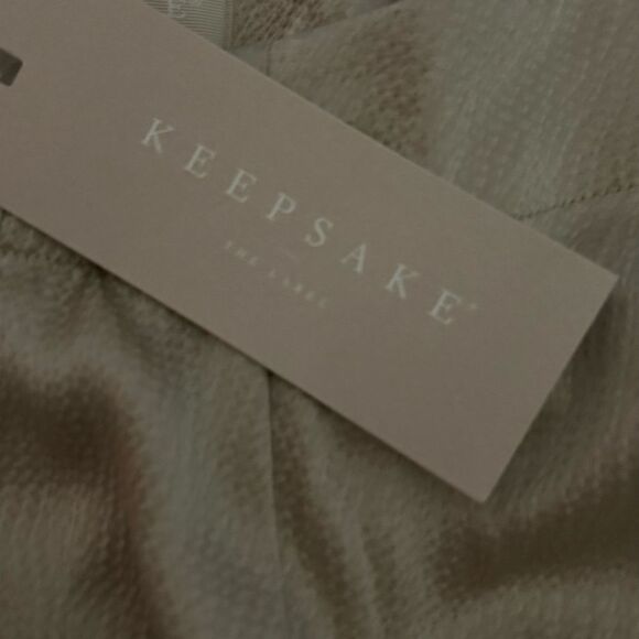 NEW Keepsake the Label Gold Champagne Closer Ruched Midi Skirt Size 4 - Picture 4 of 13